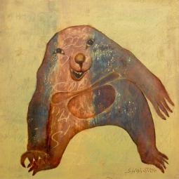 El Tacco, Ölfarbe auf Karton, 20 x 20 cm, 2014