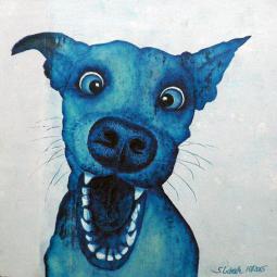 Enrico, Ölfarbe auf Karton, 21 x 21 cm, 2015