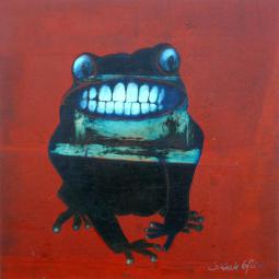 Franz-Josef, Ölfarbe auf Karton, 20 x 20 cm, 2014