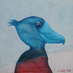 Ingo Sch. Sch. 01, Ölfarbe auf Karton, 20 x 20 cm, 2014