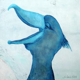 Ingo Sch. Sch. 02, Ölfarbe auf Karton, 20 x 20 cm, 2014