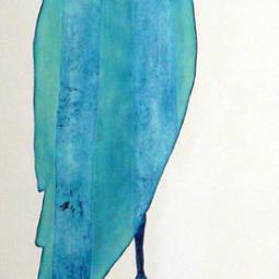 Ingo Sch. Sch. 03, Ölfarbe auf Karton, 20 x 64 cm, 2014