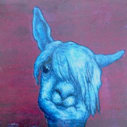 Nancy, Ölfarbe auf Karton, 15 x 15 cm, 2019