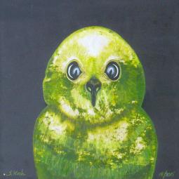 Udo, Ölfarbe auf Karton, 21 x 21 cm, 2015